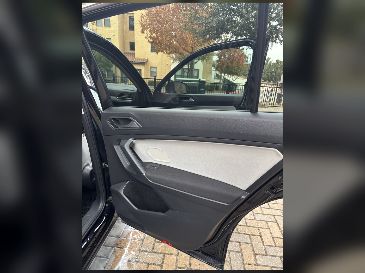 after interior car detailing Irving Texas door panel